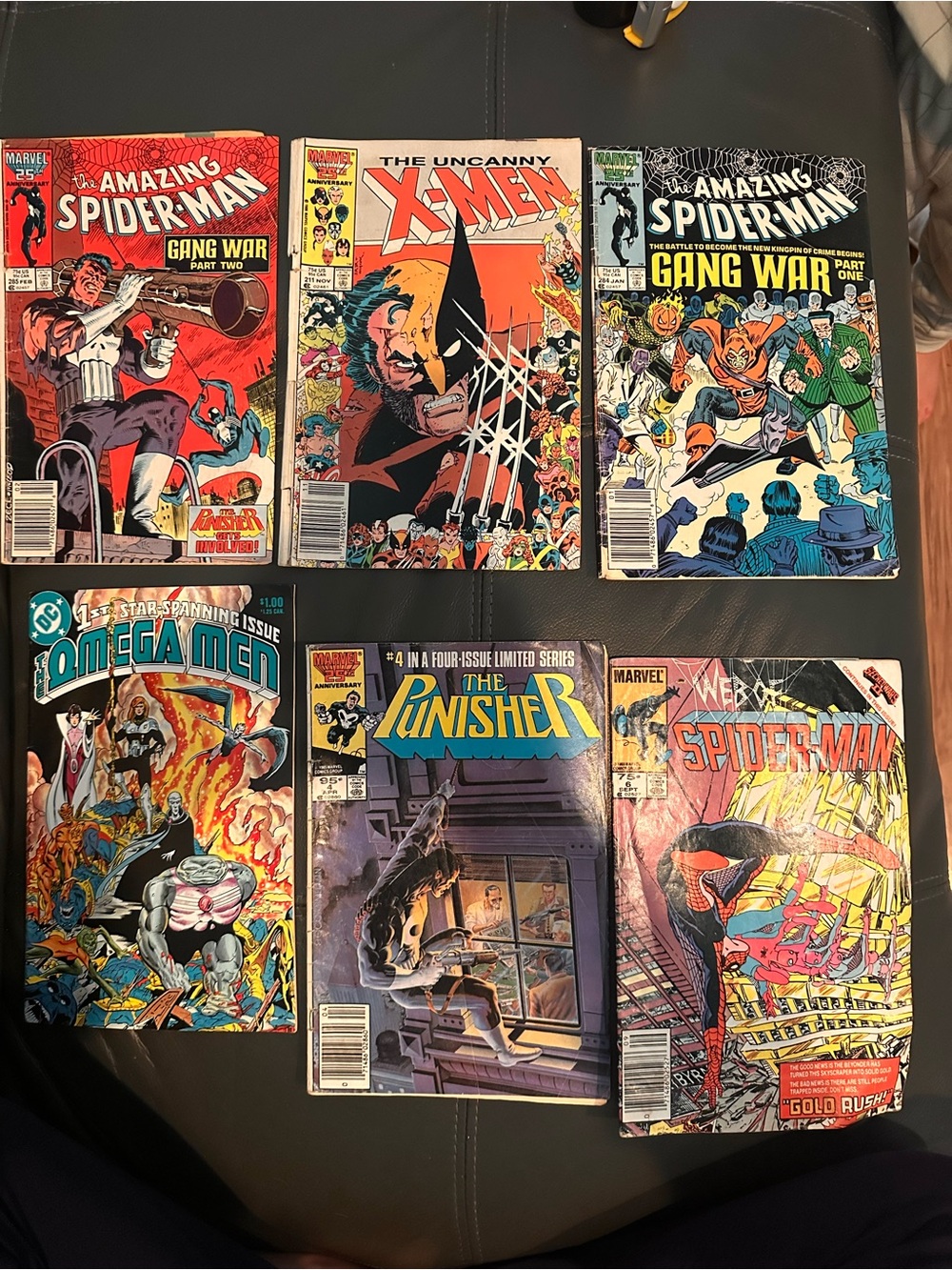 1980s Vintage Marvel / DC Comic Book Collection lot of 6